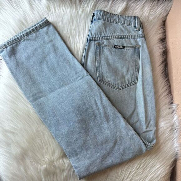 Rolla's High-Rise Straight Jeans Light Wash in Size 27 - Picture 2 of 11